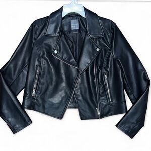Primark Black Faux Leather Jacket